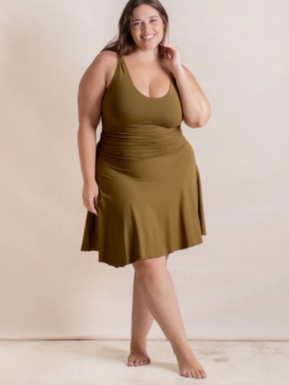 Indigo Luna Fae Dress- Moss